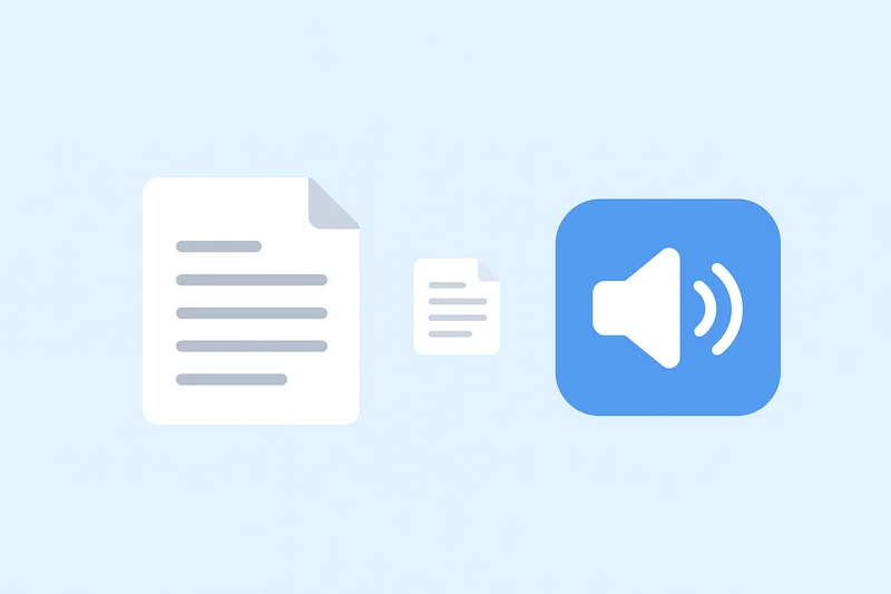 Summary and text to speech